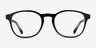 Ray-Ban RB5417 Transparent Black AcetateEyeglass Frames from EyeBuyDirect, Front View