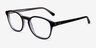 Ray-Ban RB5417 Transparent Black AcetateEyeglass Frames from EyeBuyDirect, Angle View