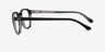 Ray-Ban RB5417 Transparent Black AcetateEyeglass Frames from EyeBuyDirect, Side View