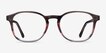 Ray-Ban RB5417 Striped Brown Red AcetateEyeglass Frames from EyeBuyDirect, Front View