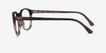 Ray-Ban RB5417 Striped Brown Red AcetateEyeglass Frames from EyeBuyDirect, Side View