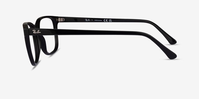 Ray-Ban RB5418 Black AcetateEyeglass Frames from EyeBuyDirect, Side View
