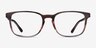 Ray-Ban RB5418 Striped Brown Red AcetateEyeglass Frames from EyeBuyDirect, Front View