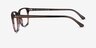 Ray-Ban RB5418 Striped Brown Red AcetateEyeglass Frames from EyeBuyDirect, Side View