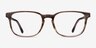 Ray-Ban RB5418 Striped Brown Green AcetateEyeglass Frames from EyeBuyDirect, Front View