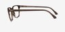 Ray-Ban RB5418 Striped Brown Green AcetateEyeglass Frames from EyeBuyDirect, Side View