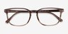 Ray-Ban RB5418 Striped Brown Green AcetateEyeglass Frames from EyeBuyDirect, Closed View