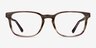 Ray-Ban RB5418 Striped Brown AcetateEyeglass Frames from EyeBuyDirect, Front View