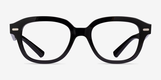 Ray-Ban RB7215 Erik Black PlasticEyeglass Frames from EyeBuyDirect, Front View