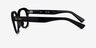 Ray-Ban RB7215 Erik Black PlasticEyeglass Frames from EyeBuyDirect, Side View