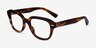 Ray-Ban RB7215 Erik Striped Tortoise PlasticEyeglass Frames from EyeBuyDirect, Angle View