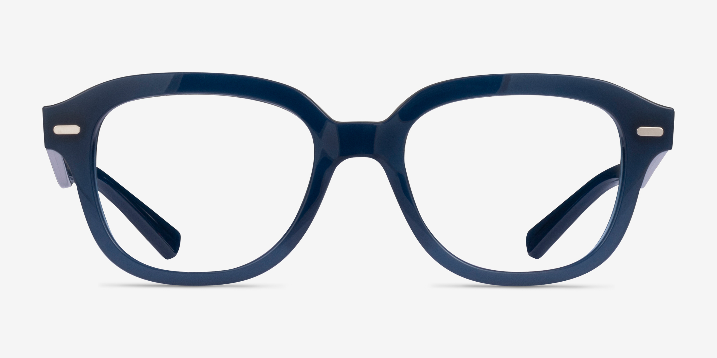 RayBan RB7215 Erik Wayfarer Dark Blue Frame Eyeglasses Eyebuydirect