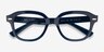 Ray-Ban RB7215 Erik Dark Blue PlasticEyeglass Frames from EyeBuyDirect, Closed View