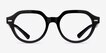 Ray-Ban RB7214 Gina Black PlasticEyeglass Frames from EyeBuyDirect, Front View