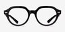 Ray-Ban RB7214 Gina Black PlasticEyeglass Frames from EyeBuyDirect, Front View