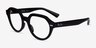 Ray-Ban RB7214 Gina Black PlasticEyeglass Frames from EyeBuyDirect, Angle View