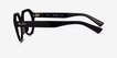 Ray-Ban RB7214 Gina Black PlasticEyeglass Frames from EyeBuyDirect, Side View