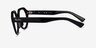 Ray-Ban RB7214 Gina Black PlasticEyeglass Frames from EyeBuyDirect, Side View