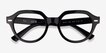Ray-Ban RB7214 Gina Black PlasticEyeglass Frames from EyeBuyDirect, Closed View