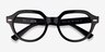 Ray-Ban RB7214 Gina Black PlasticEyeglass Frames from EyeBuyDirect, Closed View