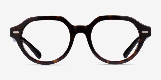 Ray-Ban RB7214 Gina Tortoise PlasticEyeglass Frames from EyeBuyDirect, Front View
