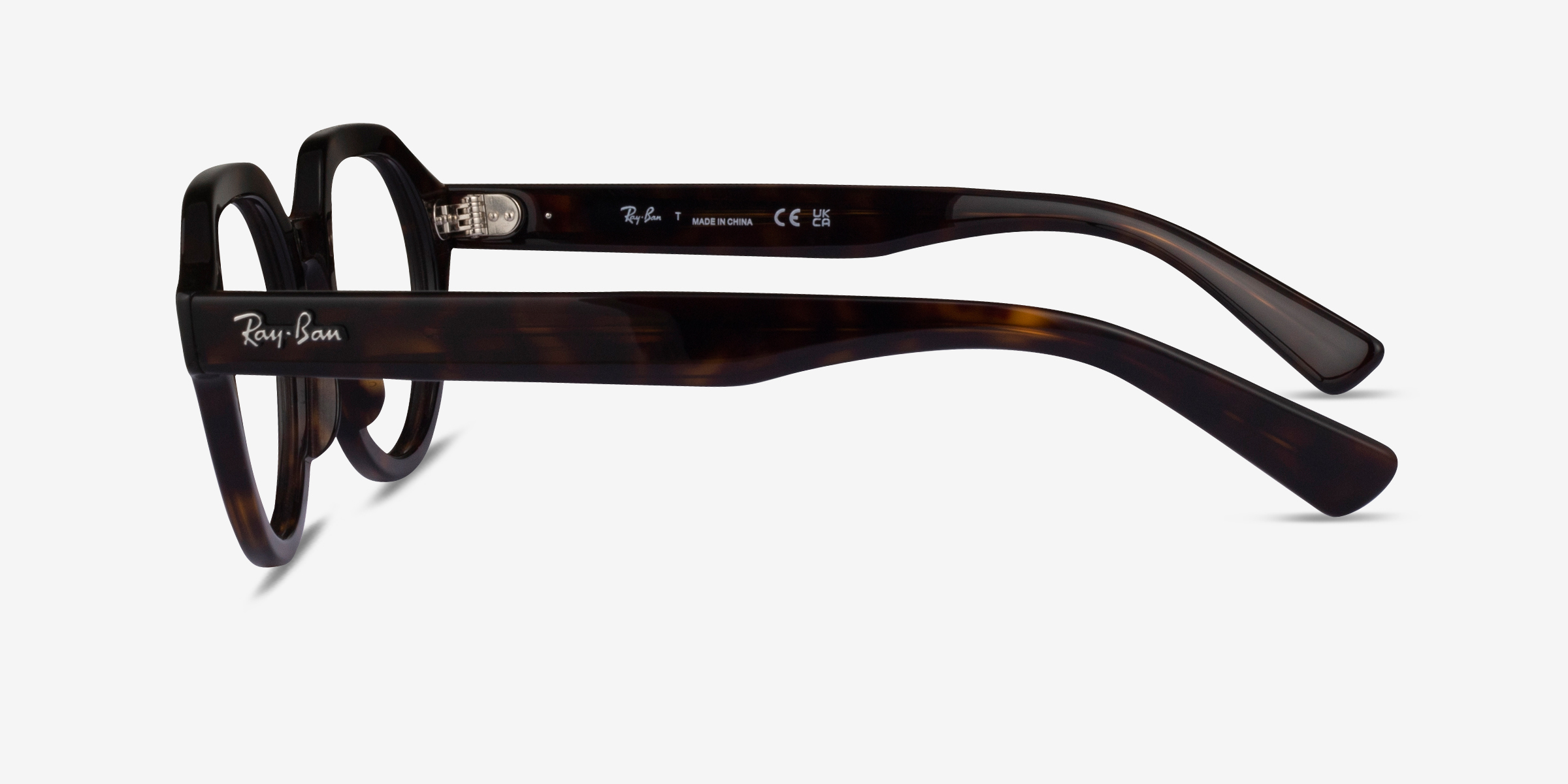 Ray Ban Rb7214 Gina Round Tortoise Frame Eyeglasses Eyebuydirect