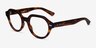 Ray-Ban RB7214 Gina Striped Tortoise PlasticEyeglass Frames from EyeBuyDirect, Angle View