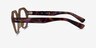Ray-Ban RB7214 Gina Brown PlasticEyeglass Frames from EyeBuyDirect, Side View