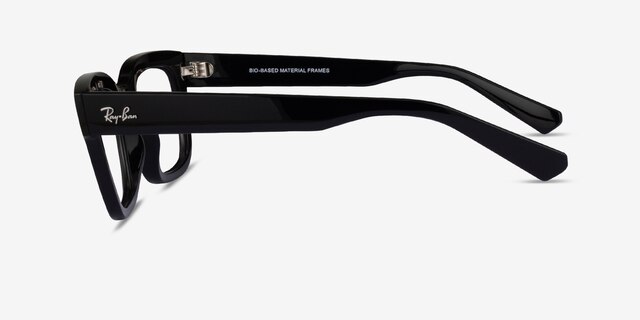 Ray-Ban RB7217 Chad Black Eco-friendlyEyeglass Frames from EyeBuyDirect, Side View