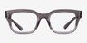 Ray-Ban RB7217 Chad Transparent Gray Eco-friendlyEyeglass Frames from EyeBuyDirect, Front View