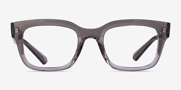 Ray-Ban RB7217 Chad Transparent Gray Plastic Eyeglass Frames
