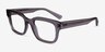 Ray-Ban RB7217 Chad Transparent Gray Eco-friendlyEyeglass Frames from EyeBuyDirect, Angle View