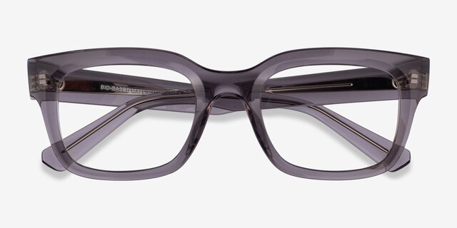Ray-Ban RB7217 Chad Transparent Gray Eco-friendlyEyeglass Frames from EyeBuyDirect, Closed View