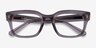Ray-Ban RB7217 Chad Transparent Gray Eco-friendlyEyeglass Frames from EyeBuyDirect, Closed View