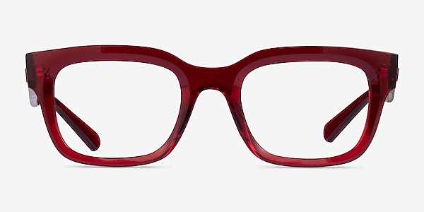Ray-Ban RB7217 Chad Transparent Red Plastic Eyeglass Frames