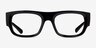 Ray-Ban RB7218 Kristin Black Eco-friendlyEyeglass Frames from EyeBuyDirect, Front View