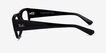 Ray-Ban RB7218 Kristin Black Alternative MaterialsEyeglass Frames from EyeBuyDirect, Side View
