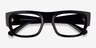 Ray-Ban RB7218 Kristin Black Eco-friendlyEyeglass Frames from EyeBuyDirect, Closed View