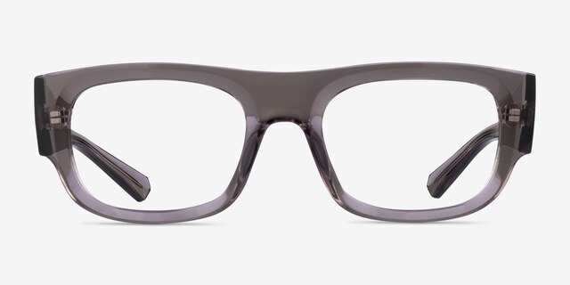 Ray-Ban RB7218 Kristin Transparent Gray Eco-friendlyEyeglass Frames from EyeBuyDirect, Front View
