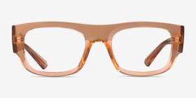 Ray-Ban RB7218 Kristin Transparent Orange Éco-responsable Montures de lunettes de vue d'EyeBuyDirect, Vue de Face