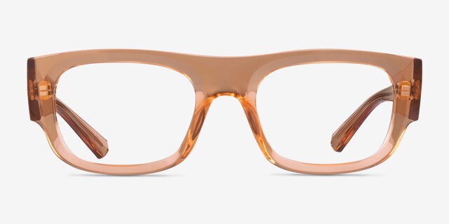 Ray-Ban RB7218 Kristin Transparent Orange Eco-friendlyEyeglass Frames from EyeBuyDirect, Front View