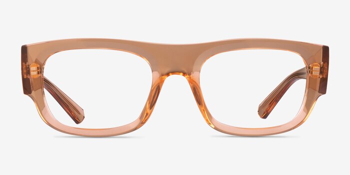 Ray-Ban RB7218 Kristin Transparent Orange Eco-friendly Eyeglass Frames from EyeBuyDirect