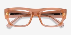 Ray-Ban RB7218 Kristin Transparent Orange Éco-responsable Montures de lunettes de vue d'EyeBuyDirect, Vue Rapprochée