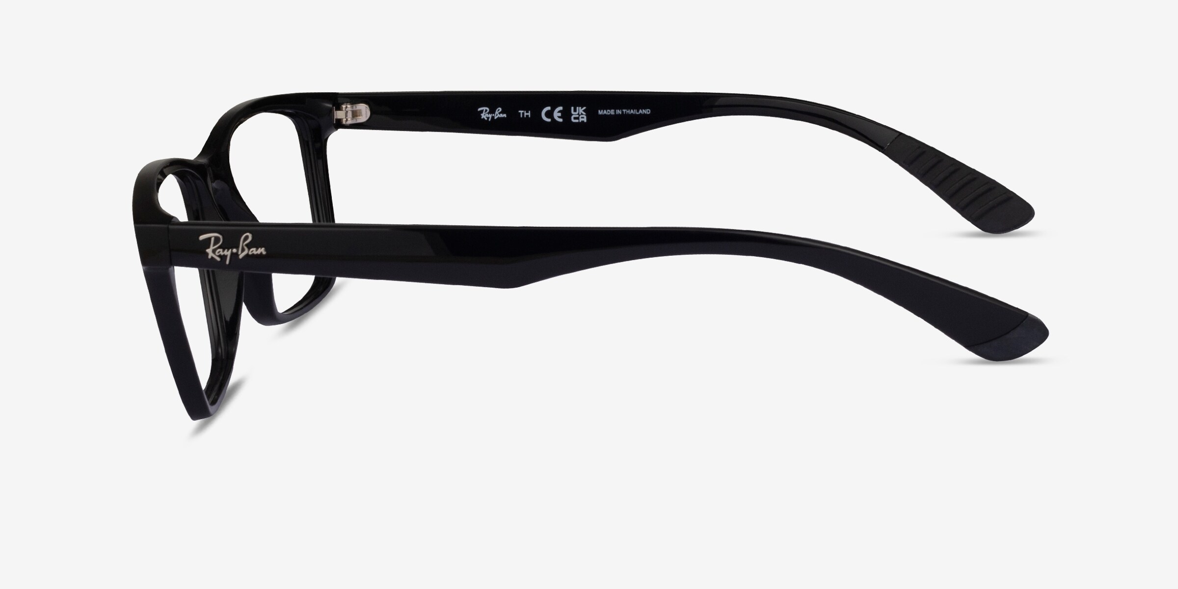 Ray-Ban RB7025 - Rectangle Transparent Frame Eyeglasses | Eyebuydirect