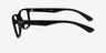 Ray-Ban RB7025 Polished Black PlasticEyeglass Frames from EyeBuyDirect, Side View