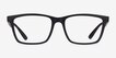 Ray-Ban RB7025 Matte Black PlasticEyeglass Frames from EyeBuyDirect, Front View