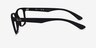 Ray-Ban RB7025 Matte Black PlasticEyeglass Frames from EyeBuyDirect, Side View