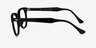 Ray-Ban RB5398 Hawkeye Shiny Black AcetateEyeglass Frames from EyeBuyDirect, Side View