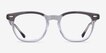 Ray-Ban RB5398 Hawkeye Gray Clear AcetateEyeglass Frames from EyeBuyDirect, Front View