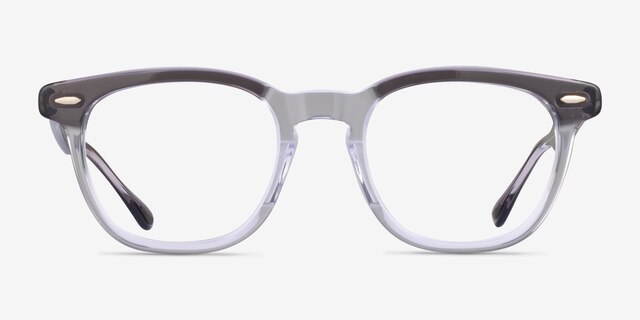 Ray-Ban RB5398 Hawkeye Gray Clear AcetateEyeglass Frames from EyeBuyDirect, Front View